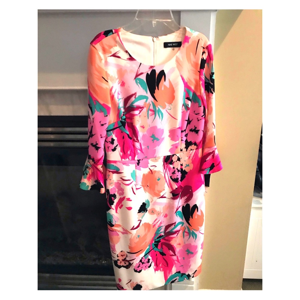 NWT Floral Align Nine West Dress